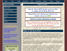Tablet Screenshot of horsepark.org